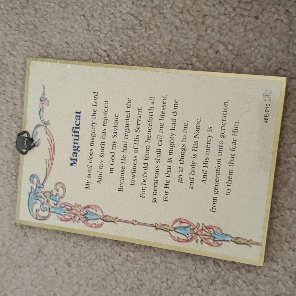 Prayer plaque 4x6 inches